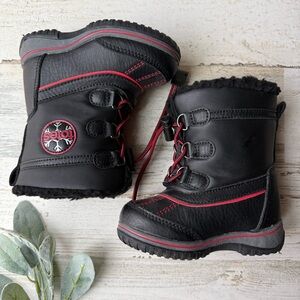 Totes Little Kids Black Winter Weather Rain Snow Boots Size 6 Unisex